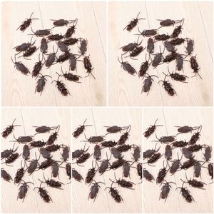 🪳🪳🪳NWT Halloween- Creepy- Prank 120 Fake Black Cockroaches🪳🪳🪳